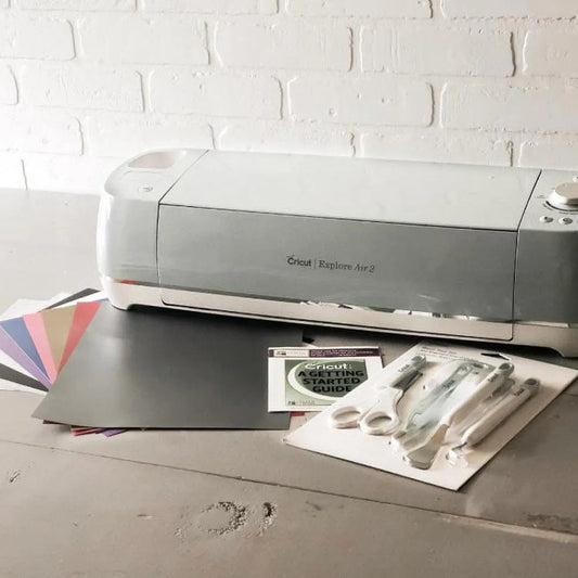 Cricut Explore Air 2 Machine Bundle Beginner Guide, Tool Kit, Vinyl Pack, Designs & Project Inspiration