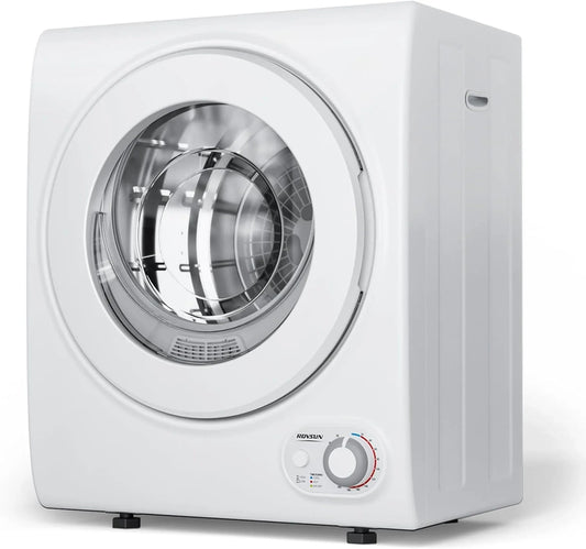 ROVSUN 110V Portable Clothes Dryer, High End Laundry Front Load Tumble Dryer Machine