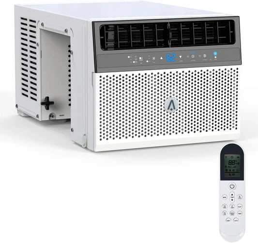 8000 BTU Window Air Conditioner with WiFi, Window AC Unit 110-115V Cools Up to 350 Sq. Ft