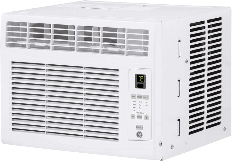GE Window Air Conditioner Unit, 5,000 BTU for Small Rooms up to 150 sq ft.