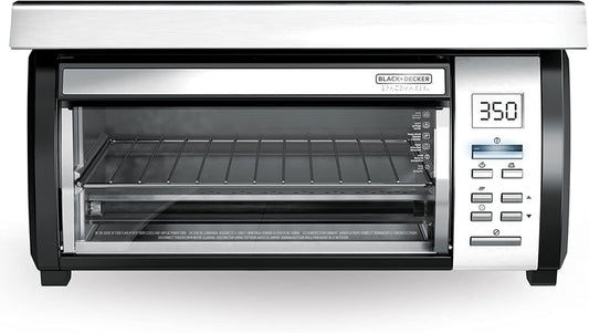 2025 Spacemaker Under-Counter Toaster Oven, Black/Stainless Steel, TROS1000D