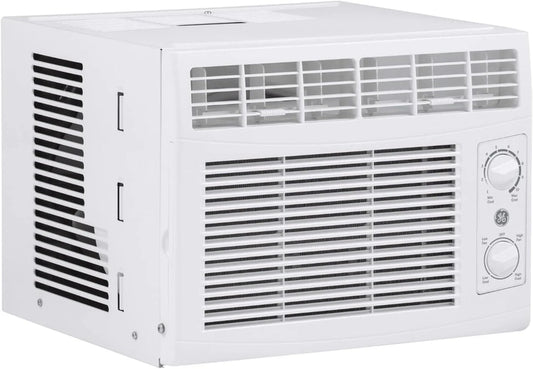 GE Window Air Conditioner Unit, 5,000 BTU for Small Rooms up to 150 sq ft.