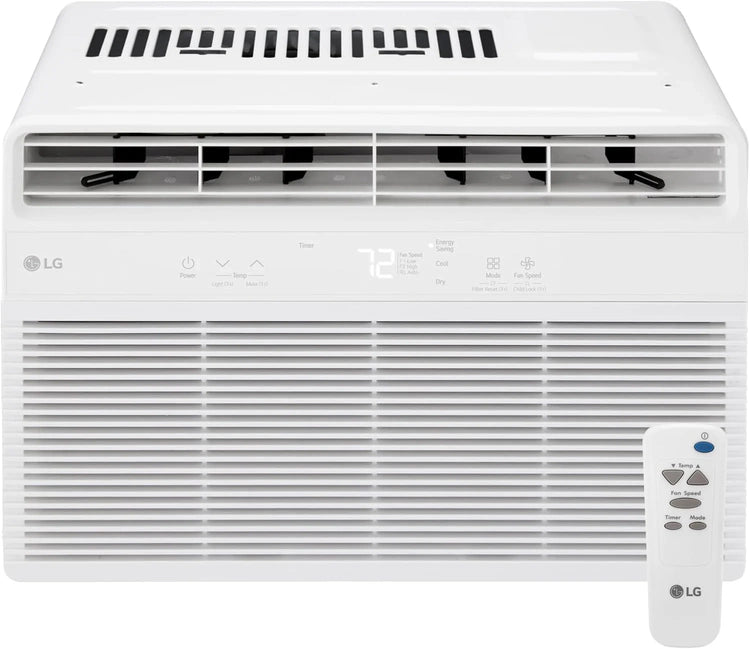 LG 6,000 BTU Window Air Conditioner, 115V, Cools 250 Sq.Ft. for Bedroom, Den