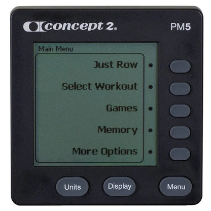 Concept2 Model D Indoor Rowing Machine with PM5 Display Light - Gray