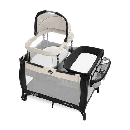 Graco Pack 'n Play Close2Baby Bassinet Playard Features Portable Bassinet Diaper Changer and More Derby