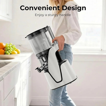 EanOruus Juicer Machines, 3 in 1 Cold Press Juicer with Extra Large Chute 100 oz Large Capacity