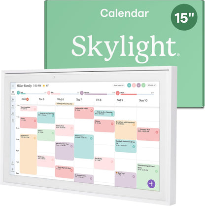 Skylight 15" Digital Calendar & Chore Chart, Wall Mount