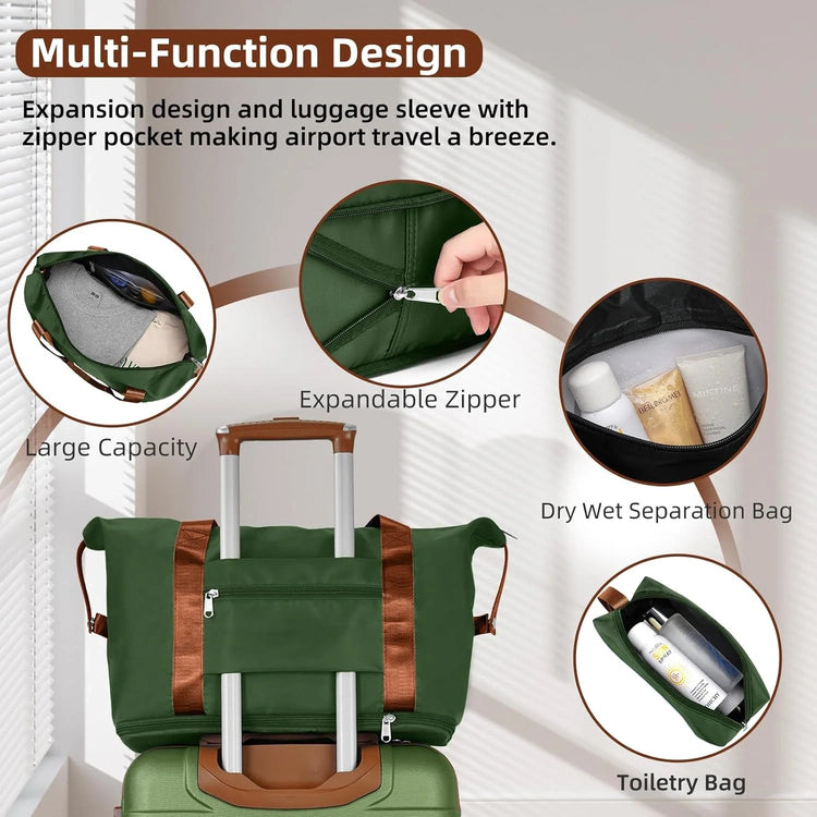 6-piece luggage set, expandable hardshell suitcase set with spinner wheels, lightweight rolling luggage set