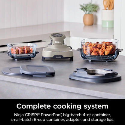 Ninja Crispi 4-in-1 Portable Glass Air Fryer Cooking System