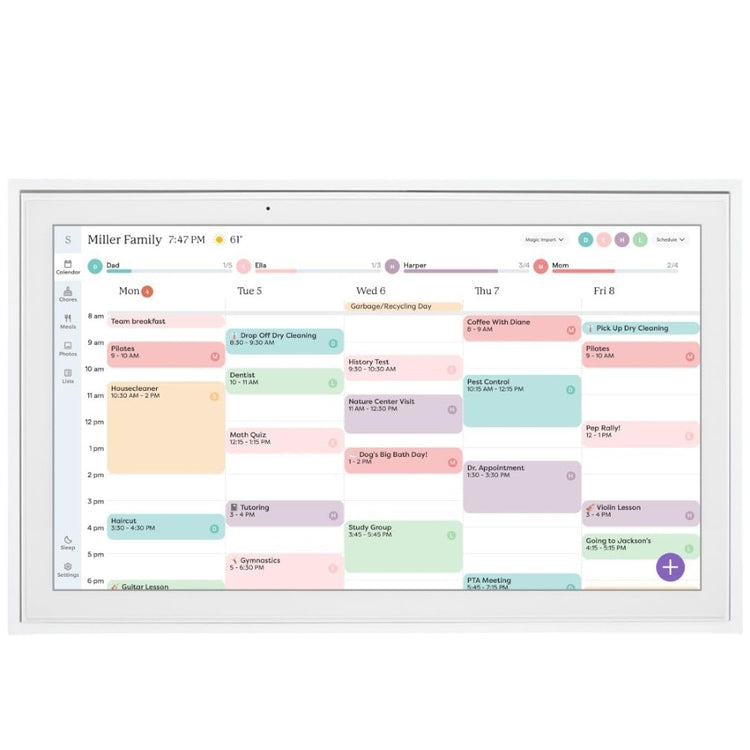 Skylight 15" Digital Calendar & Chore Chart, Wall Mount