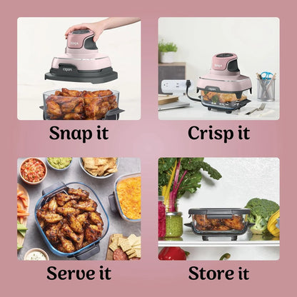 Ninja Crispi 4-in-1 Portable Glass Air Fryer Cooking System