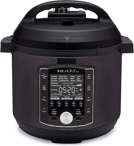 Instant Pot Pro 10-in-1 Pressure Cooker, Slow Cooker, Rice/Grain Cooker, Steamer
