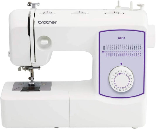 Brother sewing machine, GX37, 37 built-in stitches, 6 sewing feet included