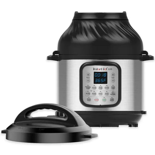Instant Pot Duo Crisp 11 in 1 Air Fryer &amp; Pressure Cooker, 8 Qt, Stainless Steel