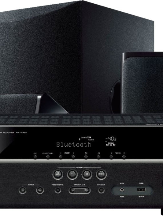 2025 Yamaha – 5.1-Channel 4K Home Theater Speaker System with Powered Subwoofer and Bluetooth Streaming – Black