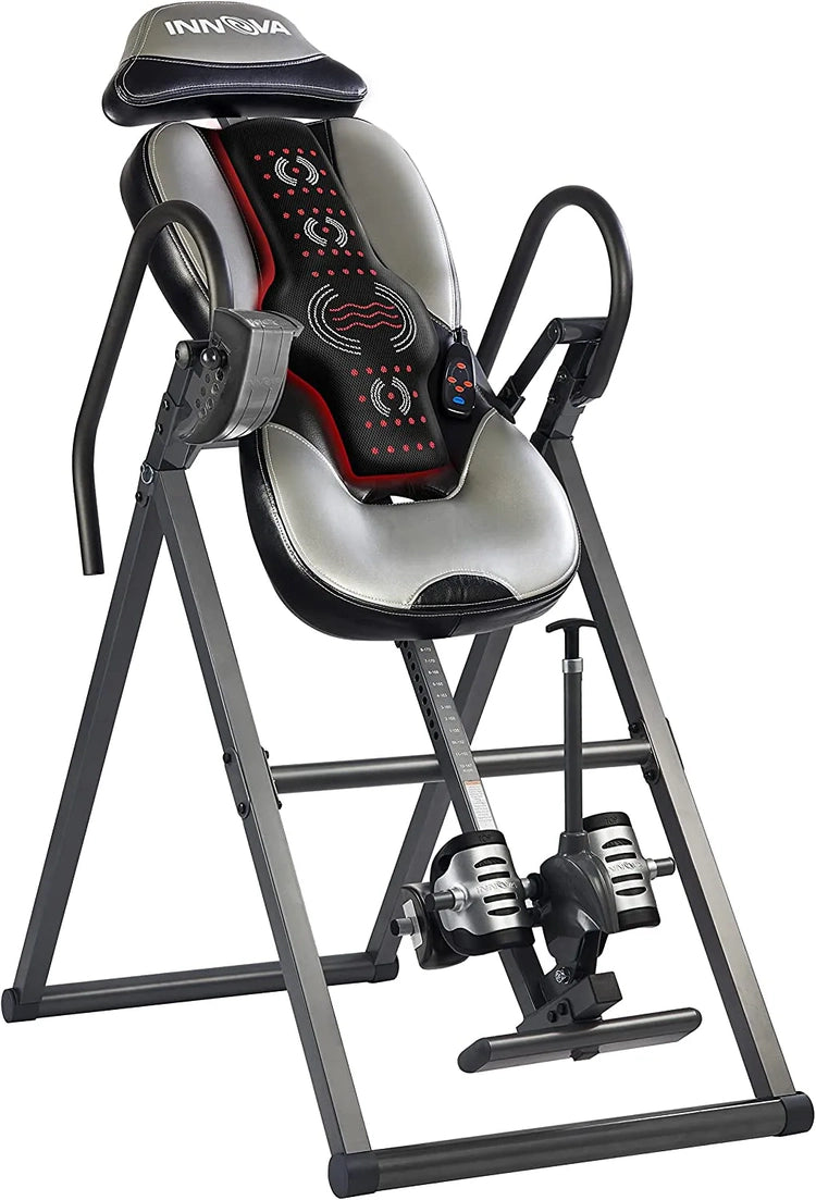 INNOVA HEALTH AND FITNESS ITM5900 Advanced Heat and Massage Inversion Table sgtnighsdesigns