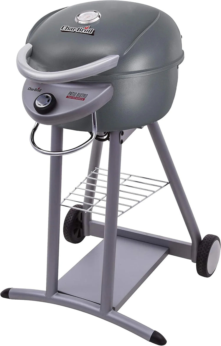 Charbroil 3-in-1 Dual Fuel Outdoor Bistro Pro Electric Grill & Griddle + Charcoal Mode BBQ