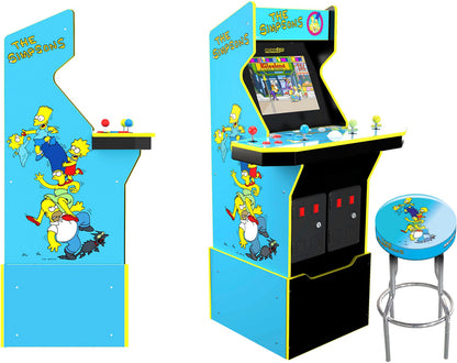 Arcade1Up &ndash; The Simpsons 30th Edition Arcade with Stool and Tin &ndash; Multi