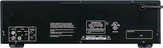 Onkyo DXC390 6-Disc CD Changer, Black