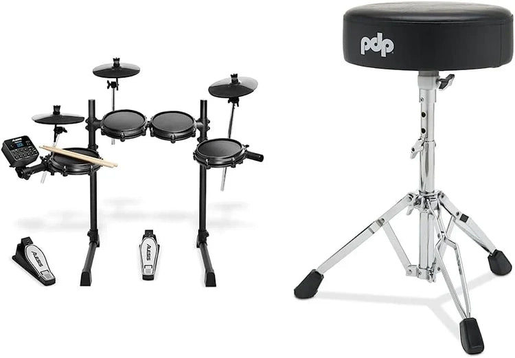 Alesis Turbo Mesh Kit - Electric Drum Set with Over 100 Sounds Mesh Drum Pad