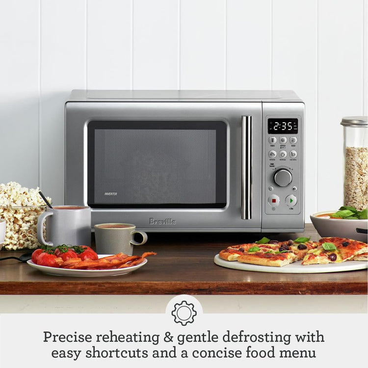 Breville BMO650SIL1BUC1 Compact Countertop Microwave