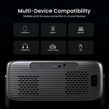 2000 ANSI Official Licensed Google TV Outdoor Projector 4K Decoding, Smart Projector