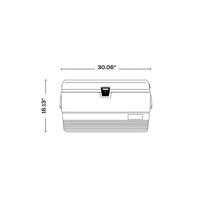 Ultra Hard Cooler: 72qt White, Your Ultimate Marine Companion
