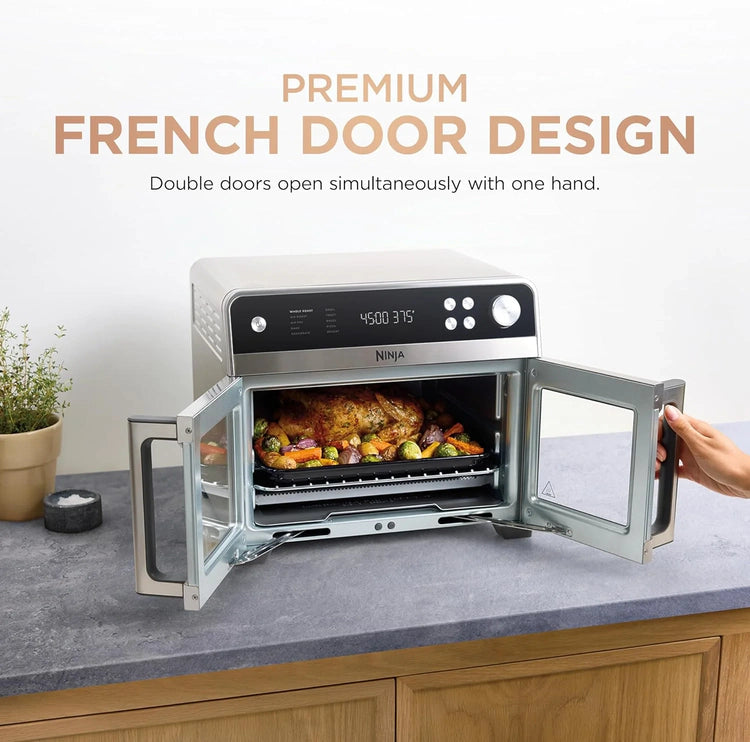 Ninja | French Door Premier | Air Fryer, Convection Oven, Toaster | 5-qt Air Fry Basket