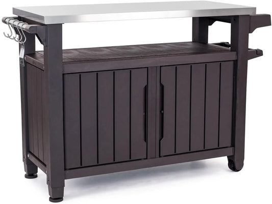 Keter Unity XL Portable Outdoor Table and Storage