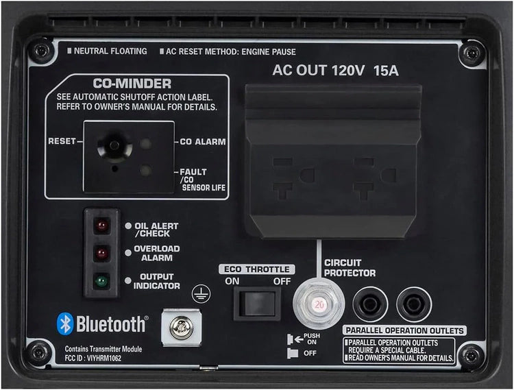 Honda 664240 EU2200i 2200 Watt Portable Inverter Generator with Co-Minder