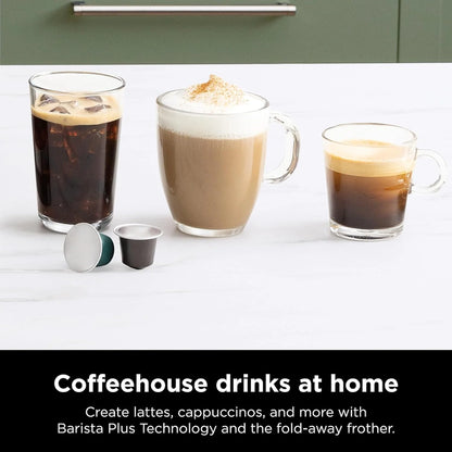 Ninja Espresso & Coffee Maker & Barista System, 3 Espresso Brew Styles