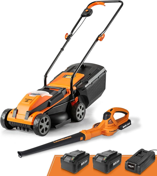 LawnMaster MEB1216K Electric Lawn Mower 16-Inch 12AMP