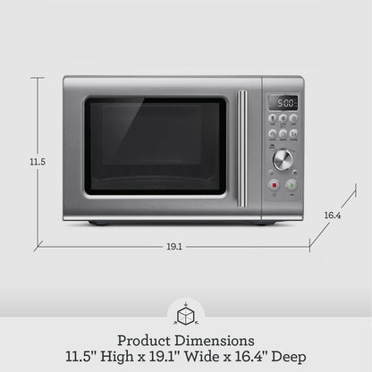Breville BMO650SIL1BUC1 Compact Countertop Microwave