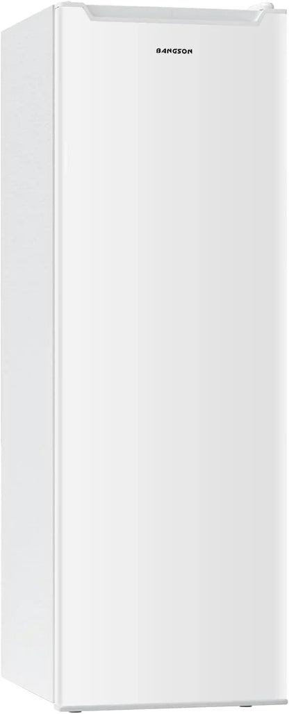 BANGSON Upright Freezer 7.0 Cu.ft Stand Up Freezer Convertible Upright Freezer/Refrigerator