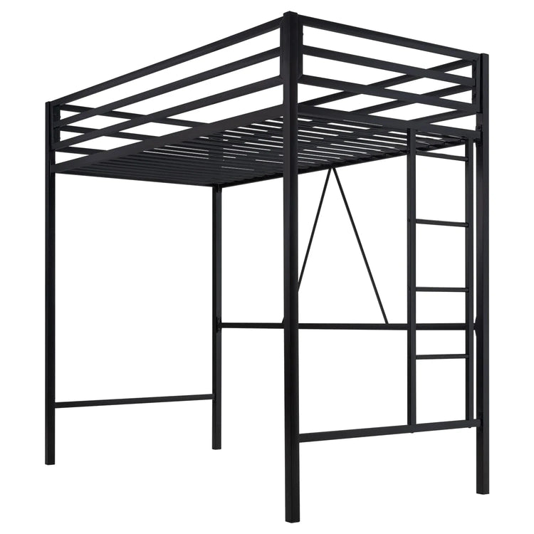 SHA CERLIN Junior Loft Bed Twin Size Heavy Duty Twin Bed Frame
