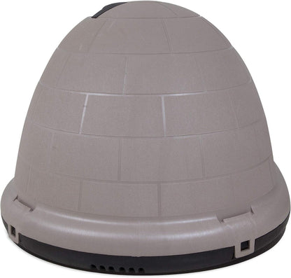 Petmate Indigo Dog House (Igloo Dog House, Made in USA with 90% Recycled Materials, All-Weather Protection Pet Shelter) for XL Dogs -90 to 125 pounds, Made in USA