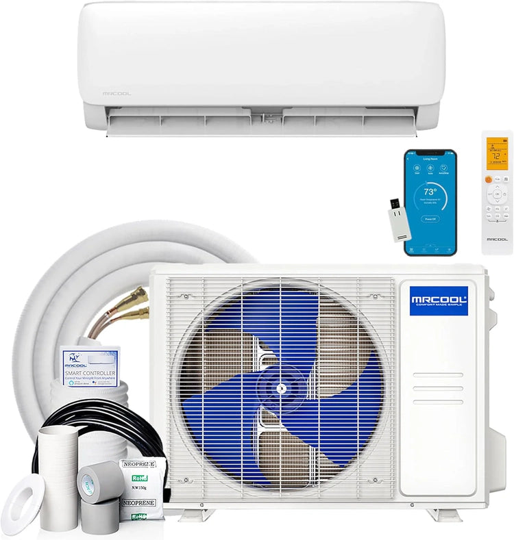 MRCOOL 24000 BTU 230V Ductless Inverter Mini Split Air Conditioner & Heat Pump System, Easy Pro Series - Wall-Mounted AC Unit w/Heating and Cooling for Home, Office & Commercial Space