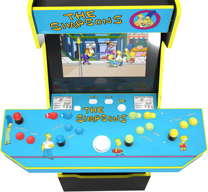 Arcade1Up &ndash; The Simpsons 30th Edition Arcade with Stool and Tin &ndash; Multi