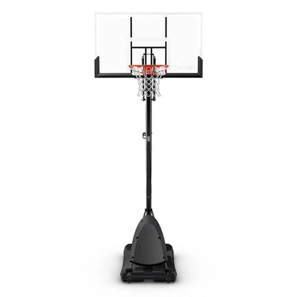 2025 Spalding 54 In. Shatter-proof Polycarbonate Exacta heightA Portable Basketball Hoop System