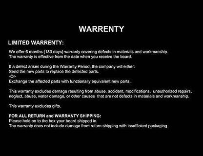 2025 Electric Skateboard 4000 Watts | 12S3P | 35 mph | 22 Mile Range | 6" Wheels | Cool Lights |