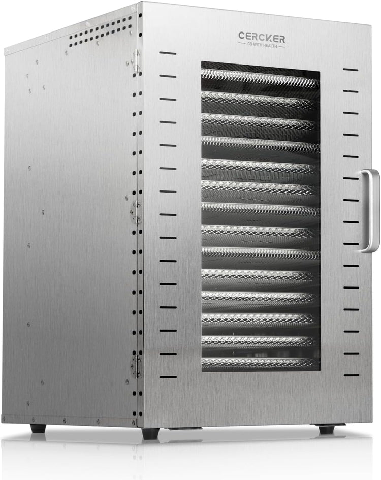 Commercial Food Dehydrator 16 Trays 1500W 70-190°F Large