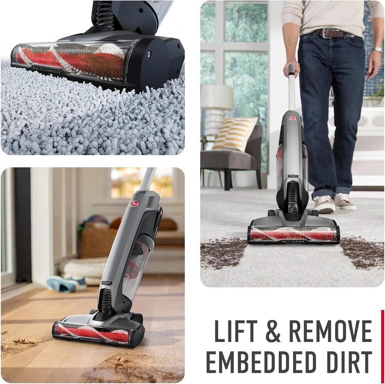 Hoover ONEPWR Evolve Pet Cordless Small Upright Vacuum Cleaner, Lightweight Stick Vac, For Carpet and Hard Floor, BH53422V, Black