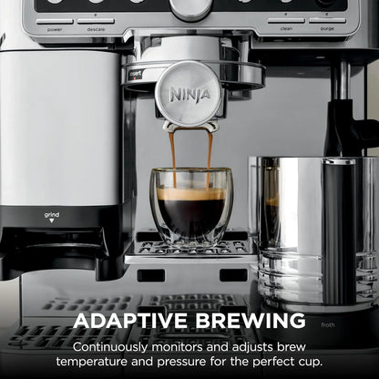 Ninja Luxe Café Pro Series, Espresso Machine, Drip Coffee, Cold Brew