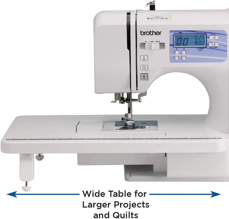 Brother HC1850 sewing and quilting machine, 185 built-in stitches, LCD display