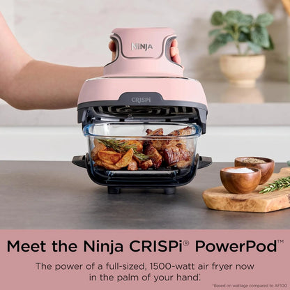 Ninja Crispi 4-in-1 Portable Glass Air Fryer Cooking System