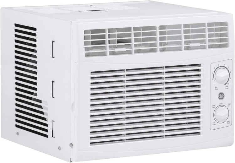 GE Window Air Conditioner Unit, 5,000 BTU for Small Rooms up to 150 sq ft.
