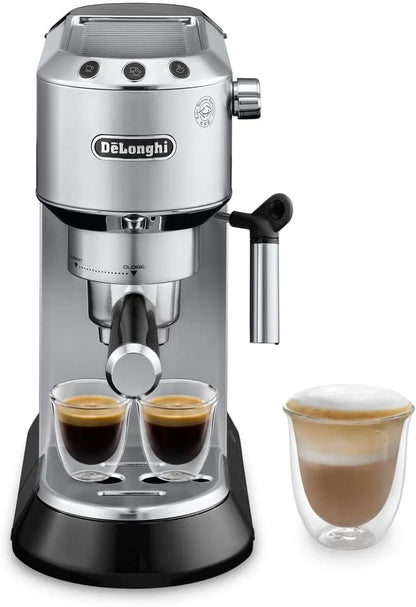 De'Longhi Dedica Espresso Machine with Manual Milk Frother