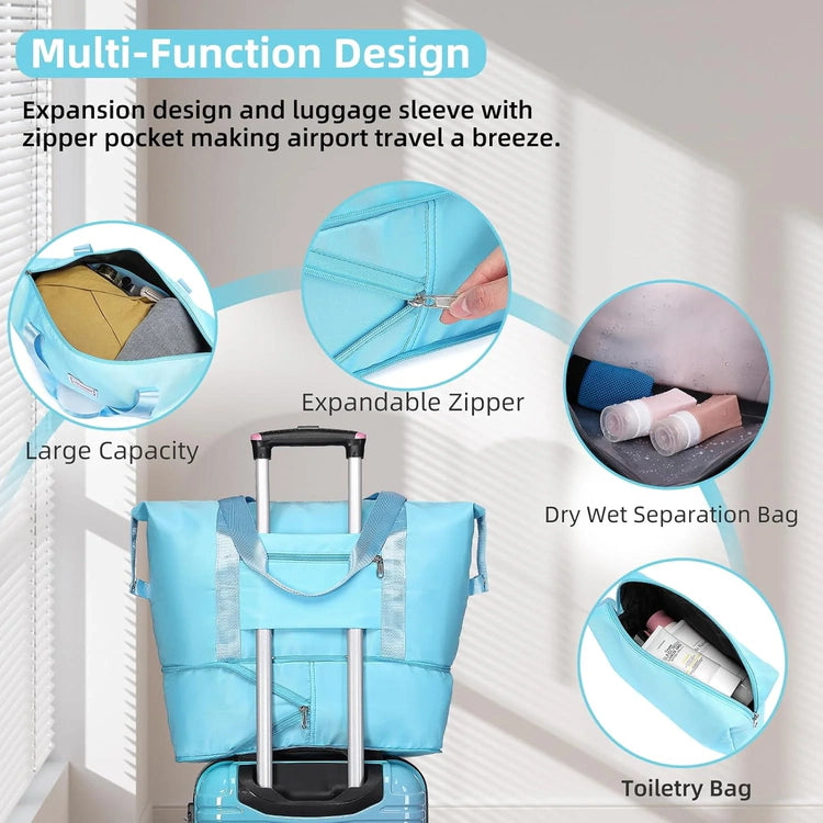 6-piece luggage set, expandable hardshell suitcase set with spinner wheels, lightweight rolling luggage set