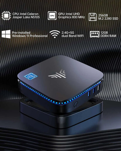 Kamrui Mini PC AK1 Pro 12GB RAM 256GB SSD