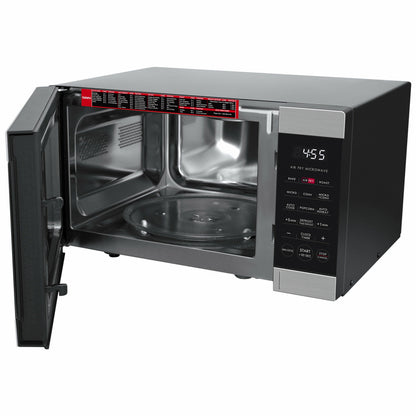 Galanz 3-in-1 Air Fry Microwave Oven, 0.9 Cu ft, 900W, Stainless Steel, Convection & Air Fry Technology